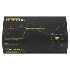 메르슈 프리미엄 코튼 각티슈 블랙, 1개, 80개입