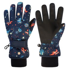 生活智慧 兒童用防水滑雪板滑雪冬季手套 雙手配戴組