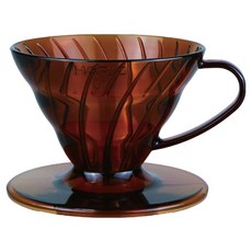 HARIO 好璃奧 V60琥珀01樹脂濾杯 VD-01-AB-EX, 1個, 濾杯, 240ml