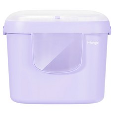寵物星樂園 Mango 封閉式貓砂盆, 1個, 紫色