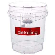 detailing Crystal Clear 純淨玻璃洗車桶, 透明, 23.4L