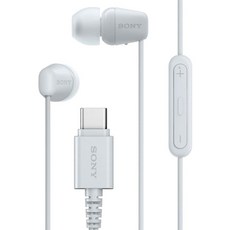 소니 USB-C 유선 인이어 이어폰, 화이트, IER-EX15C