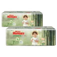 HUGGIES 好奇 Nature Made 竹纖維褲型紙尿褲 特大號 女寶寶用, 7階段, 64張