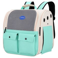 SKYLIFE 寵物雙肩透氣Fashion貓包, 1個, 綠