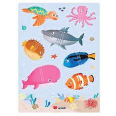 ariati 兩片海洋磁鐵拼圖, 1個