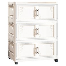 ANDY MAY2 大櫻經典款雙開門折疊3層收納櫃 AM-R601-B703 175L, 實色