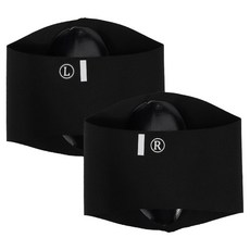 超薄矽膠足弓保護墊 黑色 2入, 1個