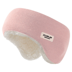 紅柿流通 防寒頭帶 防風 冬季 睡眠 跑步 自行車 露營 登山 耳罩, FG06粉紅色, 1個