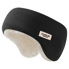 紅柿流通 防寒頭帶 防風 冬季 睡眠 跑步 自行車 露營 登山 耳罩, FG06黑色, 1個