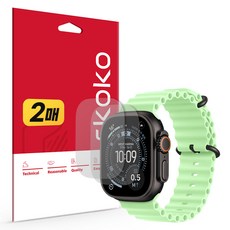 스코코 애플워치 울트라3 지문방지 저반사 액정보호필름 2p 세트, 1세트