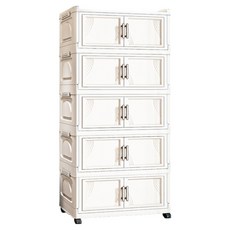 ANDY MAY2 大櫻經典款雙開門折疊5層收納櫃 AM-R601-B705 290L, 實色