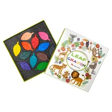 CHIN-CHIN 親親文化 無毒不沾手 可水洗 樹葉蠟筆, 1套, 12色