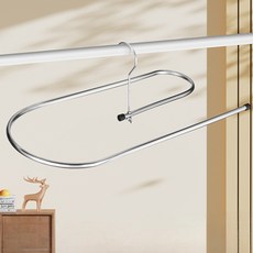 Happy Goods 床單棉被晾衣架 矩形橢圓, 銀色