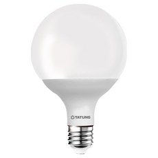 TATUNG 大同 球型燈泡 LED 3000K 全電壓 15W G95, 1個, 黃光