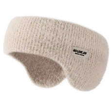 紅柿流通 防寒頭帶 防風 冬季 睡眠 跑步 自行車 露營 登山 耳罩, FG05卡其色, 1個