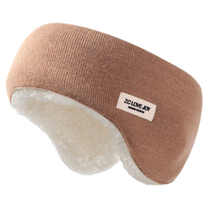 紅柿流通 防寒頭帶 防風 冬季 睡眠 跑步 自行車 露營 登山 耳罩, FG06卡其色, 1個