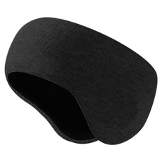 紅柿流通 防寒頭帶 防風 冬季 睡眠 跑步 自行車 露營 登山 耳罩, FG08黑色, 1個