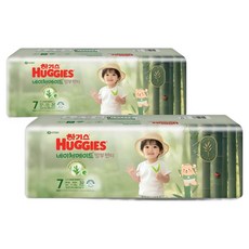 HUGGIES 好奇 Nature Made 竹纖維褲型紙尿褲 特級加大 男孩用, 7階段, 64張