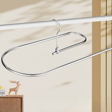 Happy Goods 床單棉被曬衣架 可折疊長方形橢圓形, 銀色