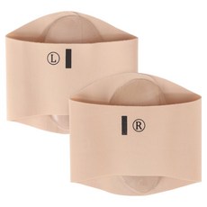 超薄矽膠足弓保護墊 膚色 2入, 1個