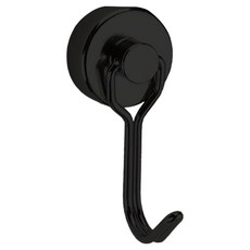 월드크린 360도 회전형 자석 고리 20mm, 블랙, 1개