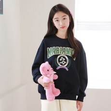 Nanajuni 兒童款Marianne刷毛內裡大學T恤