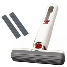 태지스 건식 습식 겸용 물기제거 미니 스퀴지 + 리필 2p 세트, 화이트(스퀴지), 1세트