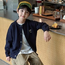 Golden Rabbit 春秋 C 球拍刺繡開襟衫