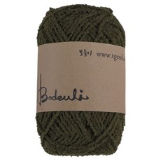 청송뜨개실 보들이 인형실 수면사 뜨개실, 320 진카키, 1개