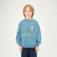 젤리스푼 아동용 피너츠 스누피 밤하늘아래 왕기모 티셔츠