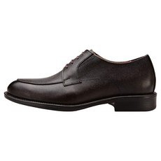 VONIN 天然牛皮極簡半寬版鬆緊帶彈性德比U型鞋頭手工皮鞋 SE306DBR