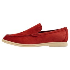 VONIN 男士羊皮麂皮夏季健走基本款樂福鞋 RO054RD