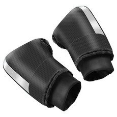 Ez2mk 방한 와이드 레그형 오토바이 방수 장갑 양손착용 세트 MS-1500, 블랙