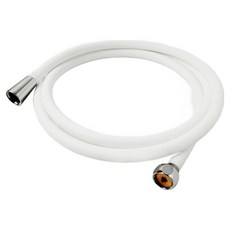 CEBIEN 安心淋浴矽膠蓮蓬頭軟管, 白色, 1.5m