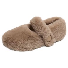 SHOESANN 女款保暖毛絨平底鞋 sn542