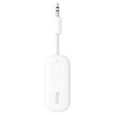 트웰브사우쓰 무선 송수신기 에어플라이 무선 어댑터 동글이 뮤직 리시버, AirFly PRO2, 화이트, 1개