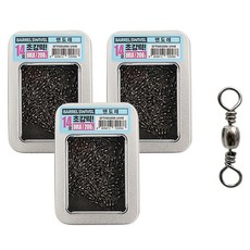 SAPA 超強力旋轉八字環散裝滾動快拆釣魚釣組, 3個, 200入