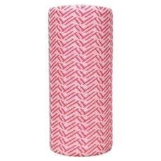 Septique 可重複使用廚房紙巾 捲筒式抹布 紅色 21 x 30 cm, 1個, 50入