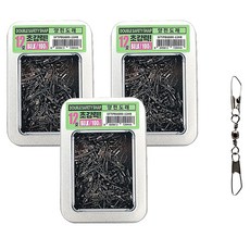 SAPA 超強力雙別針轉環 散裝 滾動快拆 釣魚釣組, 3個, 100入