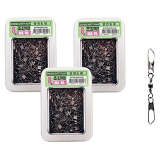 SAPA 超強力雙別針轉環 散裝 滾動快拆 釣魚釣組, 3個, 80入