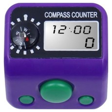 셀리빙 손가락 전자 수동계수기, 퍼플, 1개