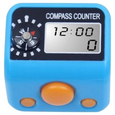 셀리빙 손가락 전자 수동계수기, 블루, 1개