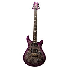 PRS SE 2025 Custom 24 Quilt LTD 기타 세트, Charcoal Purple Burst, 1세트, CU4QQEIN2H1