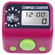 셀리빙 손가락 전자 수동계수기, 핑크, 1개