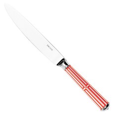 Ercuis Ercuis Art Deco Parkvo 甜點刀 21.3 x 1.5 cm, 粉橘色, 1個