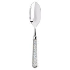 Ercuis Ercuis Art Deco Guirlande 餐匙 21.6 x 3.5 cm, 藍灰色, 1個