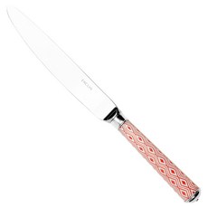 Ercuis Ercuis Art Deco Harlequin 甜點刀 21.3 x 1.5 cm, 粉橘色, 1個