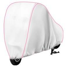 Nextper 防塵罩 自行車防水罩 2.5m, 白色 + 粉紅色, 1個