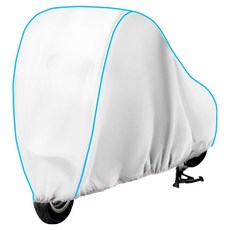 Nextper 먼지커버 자전거 방수 커버 2.5m, 화이트 + 블루, 1개