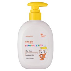 Ccomang Pulip DooriCos 兒童洗髮沐浴露, 1個, 400ml